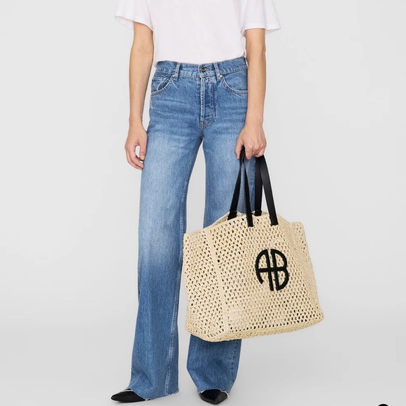 ANINE BING Large Rio Tote - Natural - Picture 2 of 7